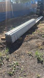 lot 276 image: 36 pc Structural Steel Square Tubing 2x3