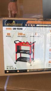 lot 759 image: LandHonor 240 LBS Tool Cart LHR-TC240 3-Tier