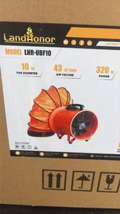 lot 786 image: LandHonor 10 in Utility Blower Fan 43 m�min 320W LHR-UBF10