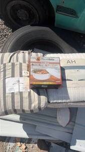 lot 314 image: Lot Bee & Willow Canton Quilt Set FullQueen, MarbleStone RoseBrick 10 Casserole, AH Rabbit Comforter