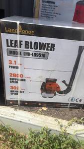 lot 673 image: Land Honor Leaf Blower Model LHR-LB9510 3.1 kW 2-Cycle Backpack