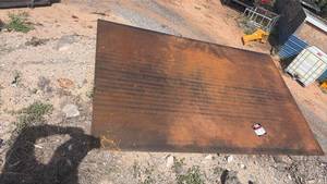 lot 679 image: Metal Sheet Plate approx 5x8x34
