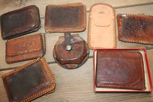 lot 4601 image: Vintage Leather Wallets and More