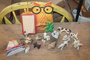 lot 4614 image: Vtg. Made in Japan Animal Figurines & More