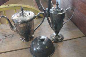 lot 4651 image: Silver Tea Pots and More