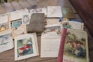 lot 4675 image: Antique Christmas Cards, Books & More