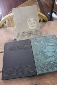 lot 4677 image: Antique 1940s Hesston College Yearbooks