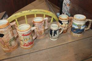 lot 4687 image: Vintage Beer Steins
