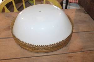 lot 4728 image: Vintage 15 Glass Light Shade