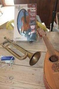 lot 4754 image: IOB Electronic Violin untested and More