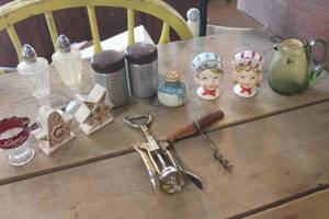lot 4824 image: Antique Made in Japan S&P Shakers and More