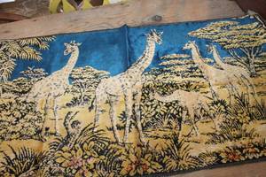 lot 4834 image: Vintage Tapestry 19 x 38