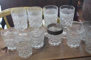 lot 4865 image: Vintage Cut Glass Stemware & More