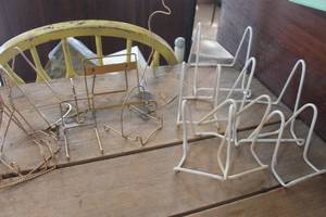 lot 4871 image: Misc. Plate Stands and More