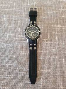 lot 1 image: Invicta Pro Diver Chronograph Watch Black Dial Polyurethane Band
