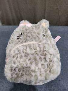 lot 678 image: Claires Club Furry Mini Backpack for Girls Age 3-6 - Little Girl Purse Cute Soft Accessory Kids Small Backpack Toddler Preschool Bookbag