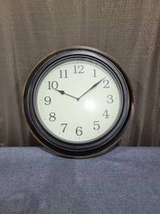 lot 683 image: Round Wall Clock with Arabic Numerals