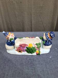 lot 741 image: Snowman Cracker Dish