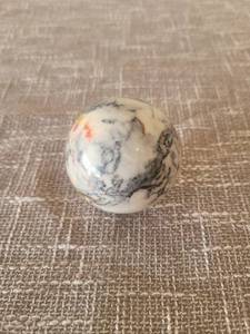 lot 766 image: Polished Sphere with Multicolor Patterning