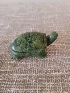 lot 767 image: Carved Stone Turtle Figurine