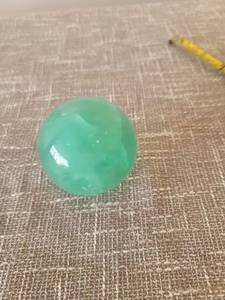 lot 768 image: Green Polished Stone Sphere Approximately 3 Inches