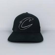 lot 58329 image: Cleveland Cavaliers Mitchell & Ness Adjustable Snapback Blackout Hat