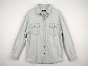 lot 25950 image: Nova Men Essential Denim Woven Top Light Wash Size L