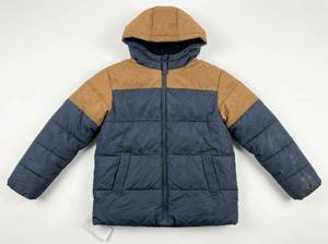 lot 25952 image: Swiss Tech Puffer Jacket Color Block NavyTan XS