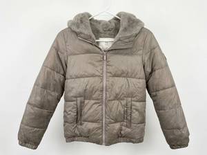 lot 25967 image: Abercrombie Kids Puffer Jacket Size 1112 Beige