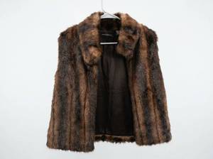 lot 25974 image: Valerie Stevens Brown Mink Fur Stole Wrap SM