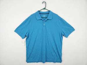 lot 25986 image: St Johns Bay Heritage Pique Polo Shirt 3XLT Blue