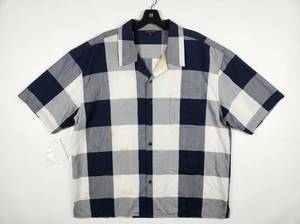 lot 25996 image: Bagazio 4X Checkered Button-Up Shirt Navy Gray White