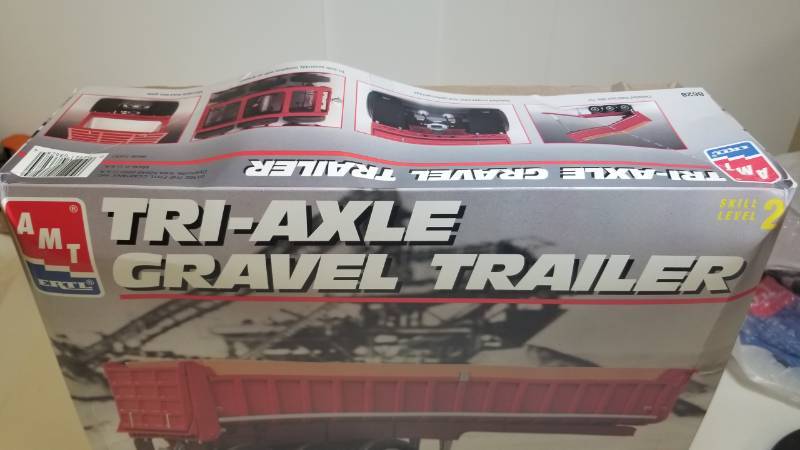 Kit Maquette AMT Matchbox - Trailmobile Double Trailers - 1:25 - En Boîte