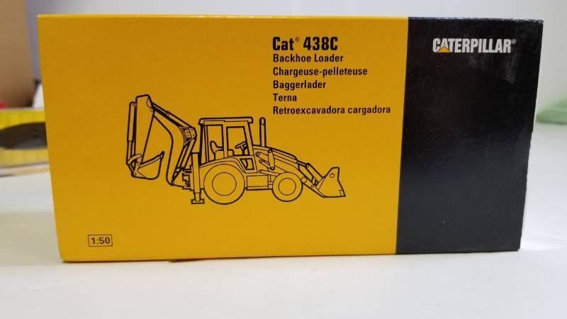 lot 1650 image: CAT 438C Backhoe Loader  150 scale   NIB