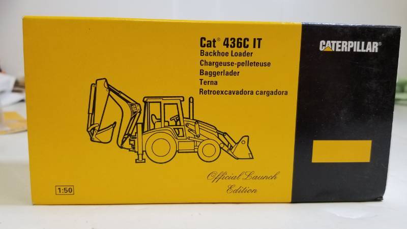 lot 1651 image: CAT 436C IT Backhoe Loader  150 scale  NIB