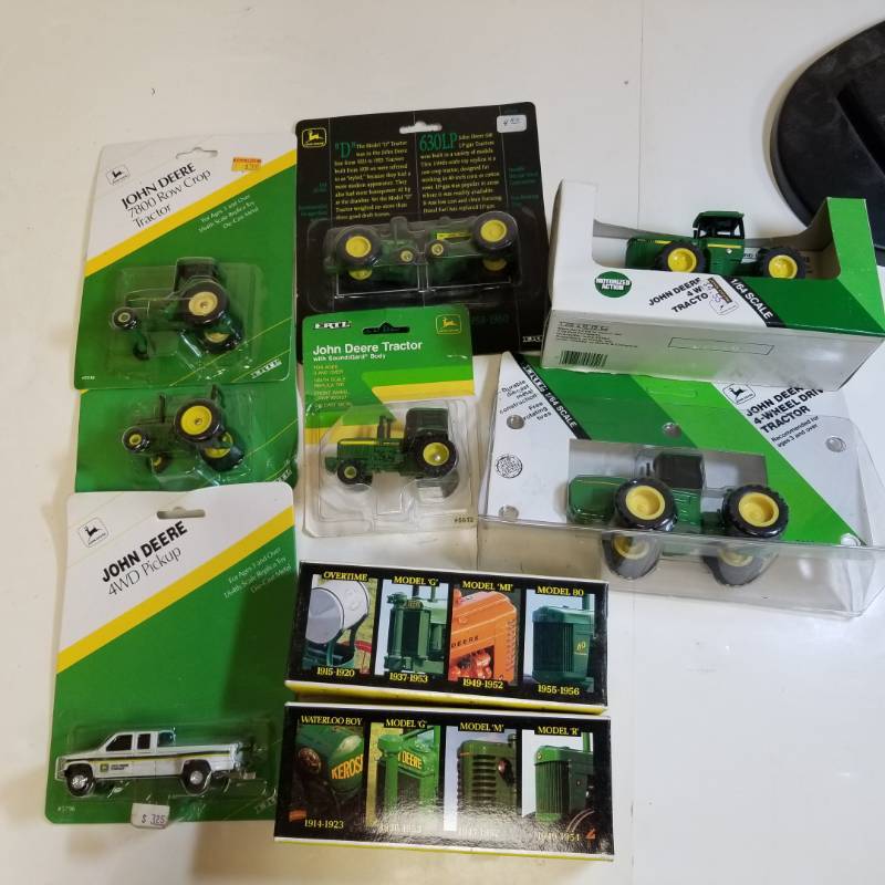 lot 1681 image: 1 lot  ERTL  164  15 Tractors  1 Pick-up Truck  See Pix  NIB