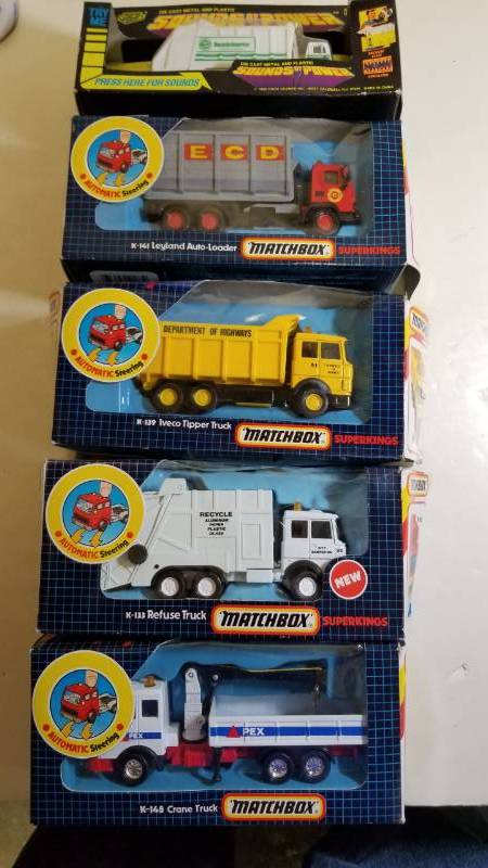 lot 1742 image: 1 Lot  5 items  Matchbox  4 Superking and Truck  See Pix  NIB