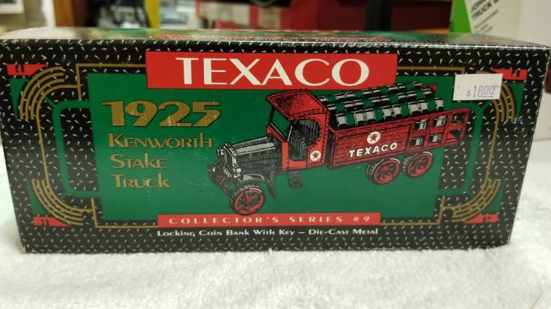 lot 1787 image: ERTL 1925 Kenworth Texaco Stake Bank TruckCollector Series #9#9385 NIB