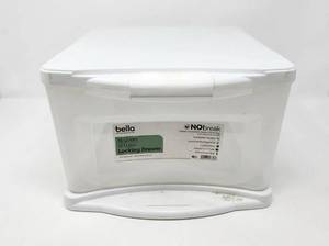 lot 64145 image: Bella 16 Quart Locking Drawer Storage Container