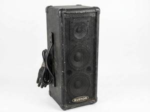 lot 64175 image: Kustom PA Speaker Cabinet w Mixer Amplifier