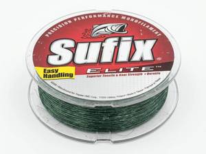 lot 64181 image: Sufix Elite 8 lb Fishing Line Low-Vis Green