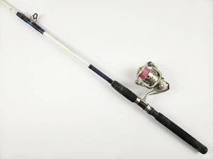 lot 64187 image: Sturdy Stik Medium Heavy Action Fishing Rod w Reel