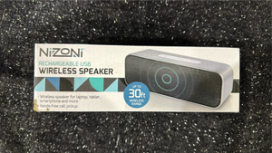 lot 16 image: NIZONI Rechargeable USB Wireless Speaker 30ft Range