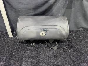 lot 82 image: Black Motorcycle Travel  Sissy Bar Luggage Bag with Straps