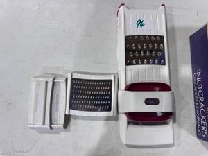 lot 96 image: Zyliss Mandoline Slicer & Grater Set with Interchangeable Blades