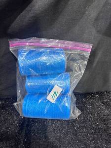 lot 112 image: Basic Mesh Ribbon 5 12 in x 30 feet Blue