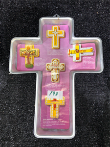 lot 198 image: Rosa Schilder Decorative Cross Set with Display Case
