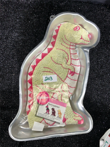 lot 203 image: Wilton Partysaurus Dinosaur-Shaped Cake Pan