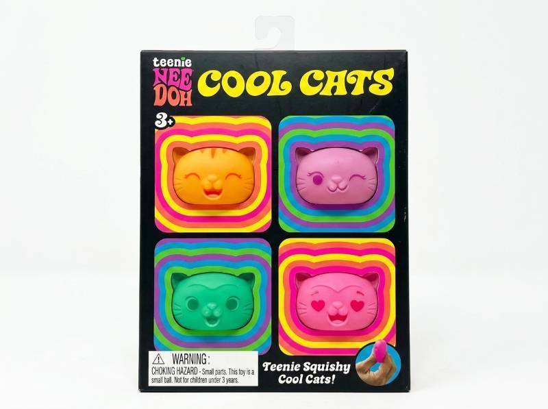 lot 63870 image: NeeDoh Teenie Cool Cats Multi Pack