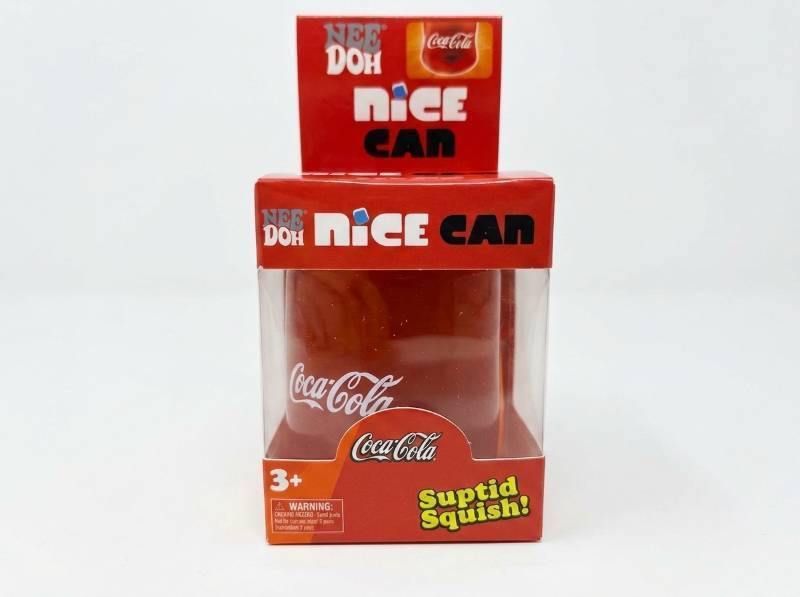 lot 63923 image: Coca-Cola Nee Doh Nice Can Squish Toy by Schylling